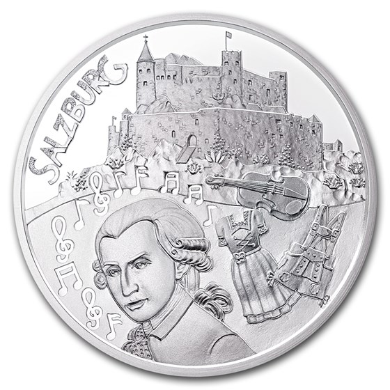 2014 Austria Proof Silver €10 Piece by Piece (Salzburg) 2014 Austria Proof Silver €10 Piece by Piece (Salzburg)
